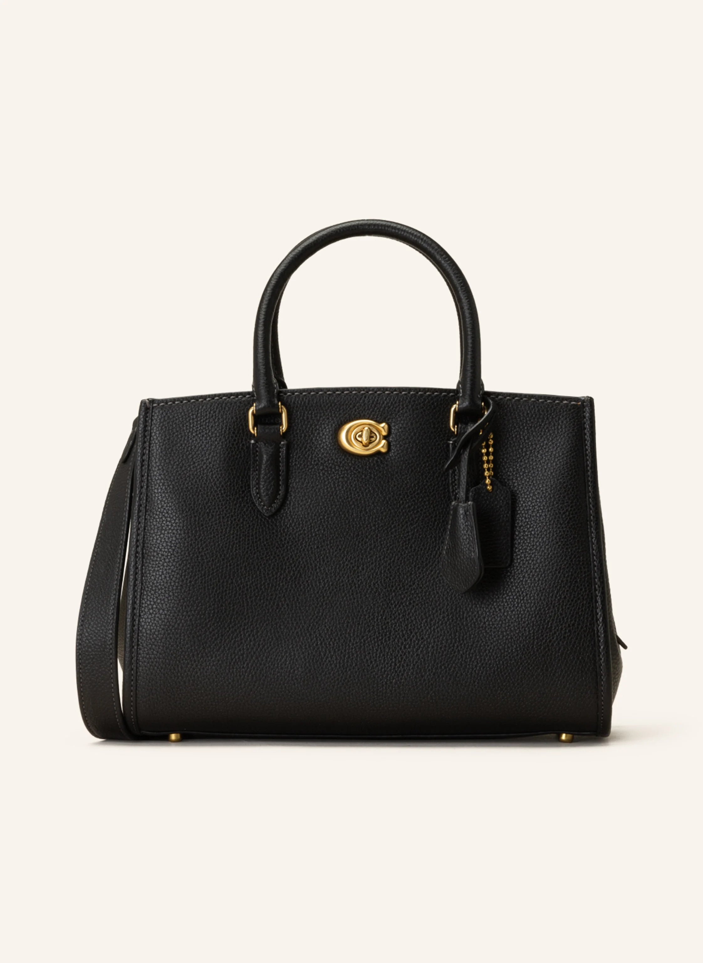 Coach tote bags with a double - handle and shoulder - strap option for easy useCoach Brooke Handbag