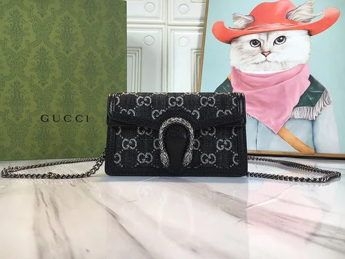 Women Gucci bags with a front - flap pocket for quick - access itemsGucci Bags