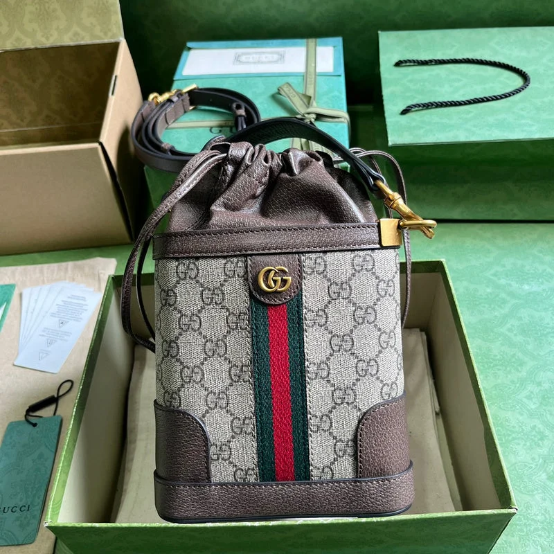 Women Gucci crossbody bags with a woven leather strapWF - Gucci Bags - 062