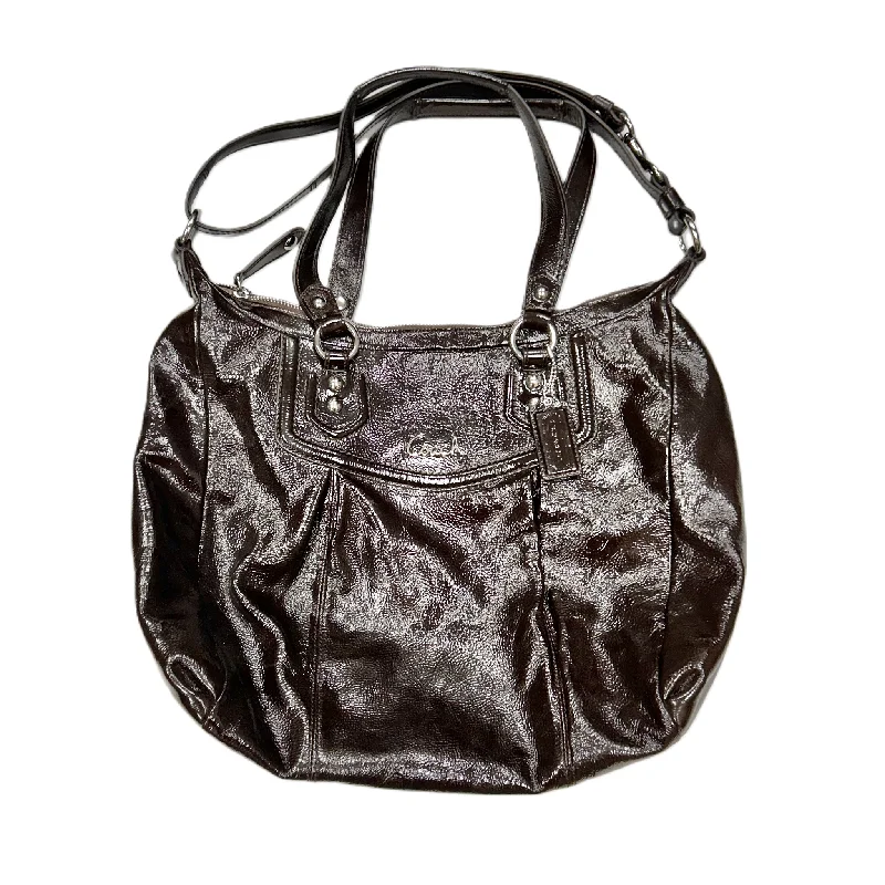 Coach tote bags with a spacious interior and multiple compartments for organizationHandbag Designer By Coach, Size: Large