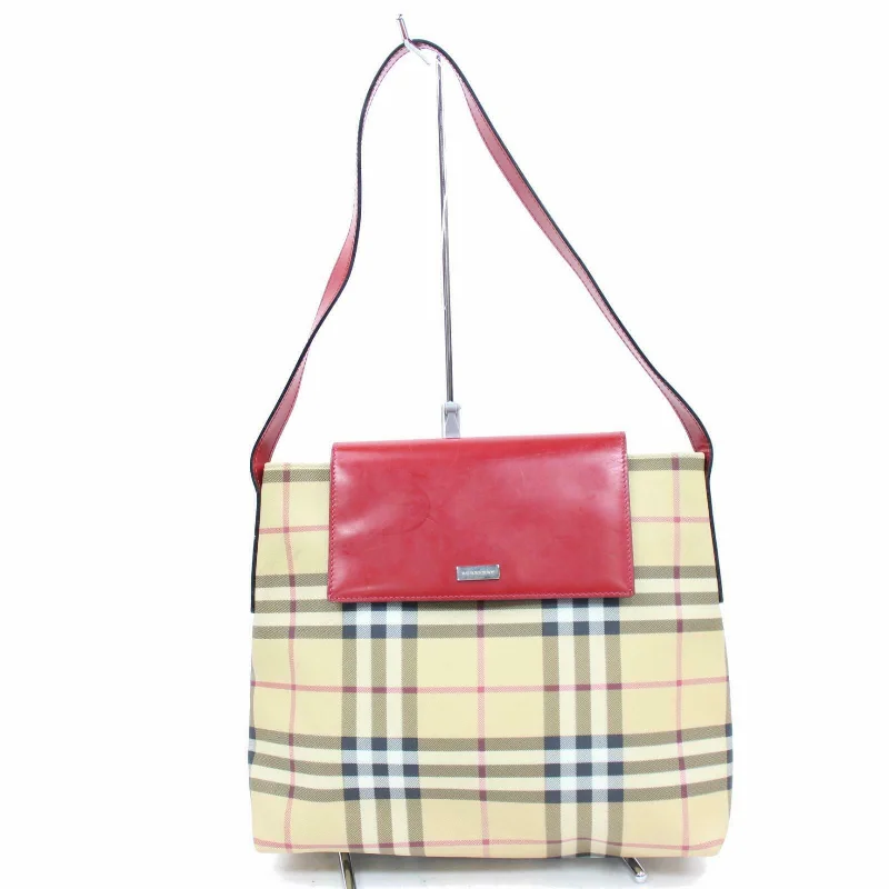 Pattern - Mixing Burberry Bags for a Fashion - Forward LookBurberry London Shoulder Bag Brown PVC (SHC1-15551)