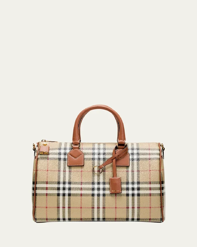 Burberry Bags with Signature Check Pattern in New ShadesCheck Bowling Shoulder Bag