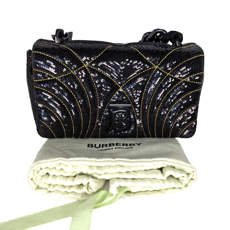 Minimalist Burberry Bags for a Sleek LookBurberry Lola Small Quilted Sequin Chain Shoulder Bag