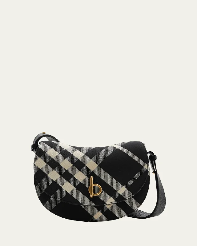 Adjustable Strap Burberry Messenger BagsRocking Horse Medium Check Crossbody Bag