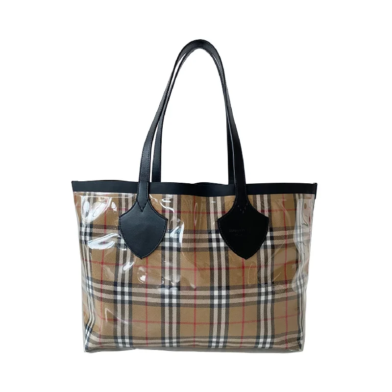 Two - Tone Burberry Bags for a Modern AestheticBurberry Reversible Medium Giant Vintage Check Tote