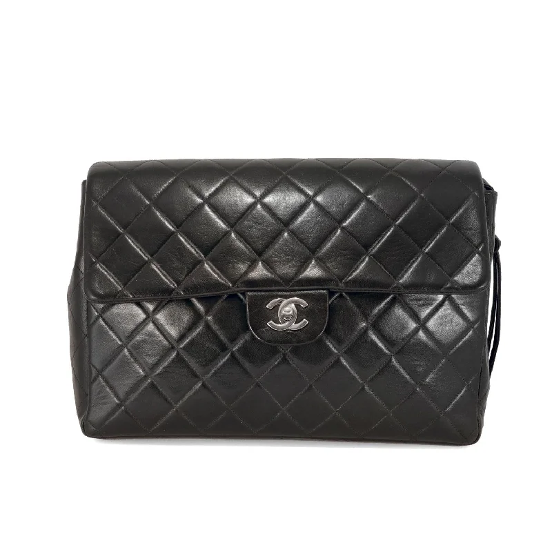 Chanel Vintage Inspired Handbag for Retro LoversChanel Black Lambskin Classic Flap Backpack