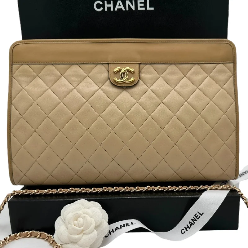 Chanel classicCHANEL Lambskin French Frame Clutch