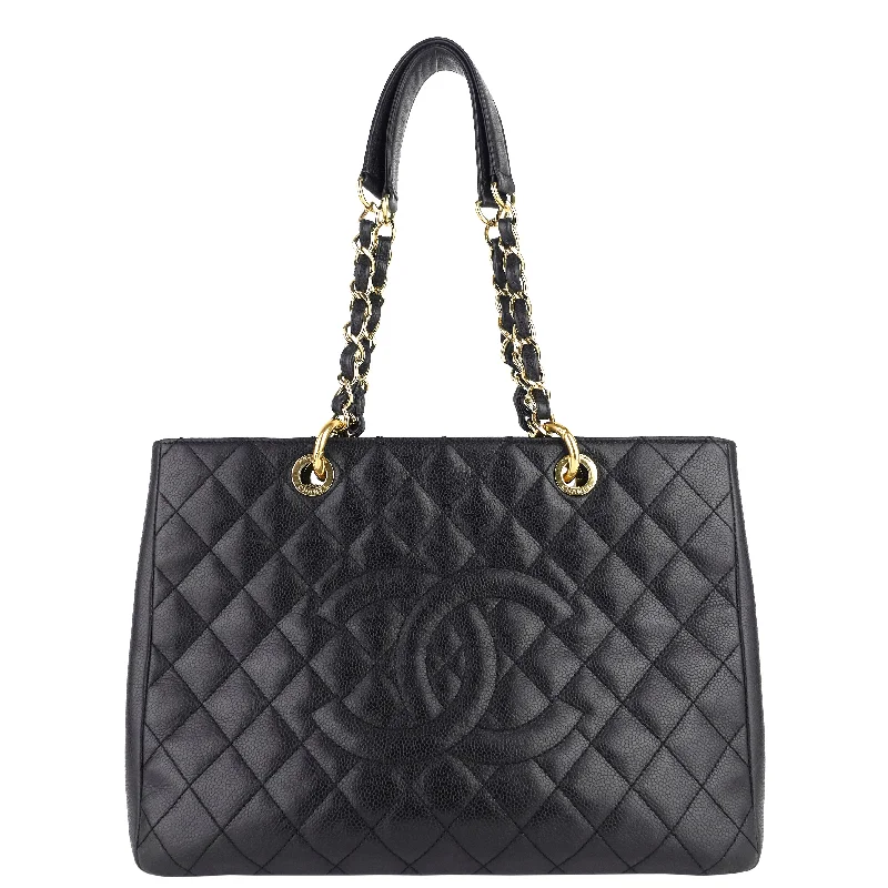 Chanel classicGrand Shopping Tote GST Caviar Leather Bag