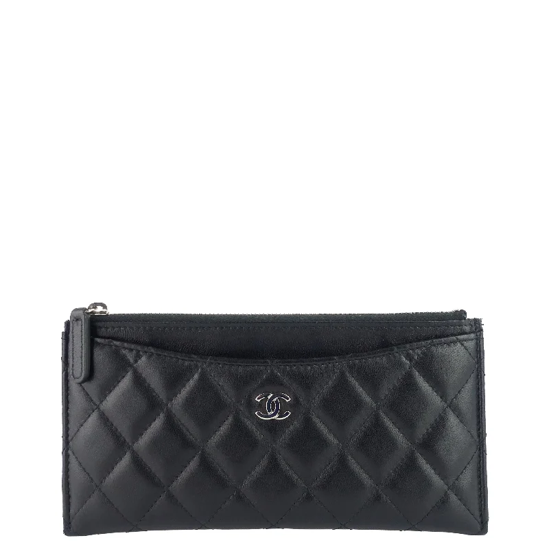 Chanel bags with modern touchesClassic Long Zip Lambskin Leather Wallet