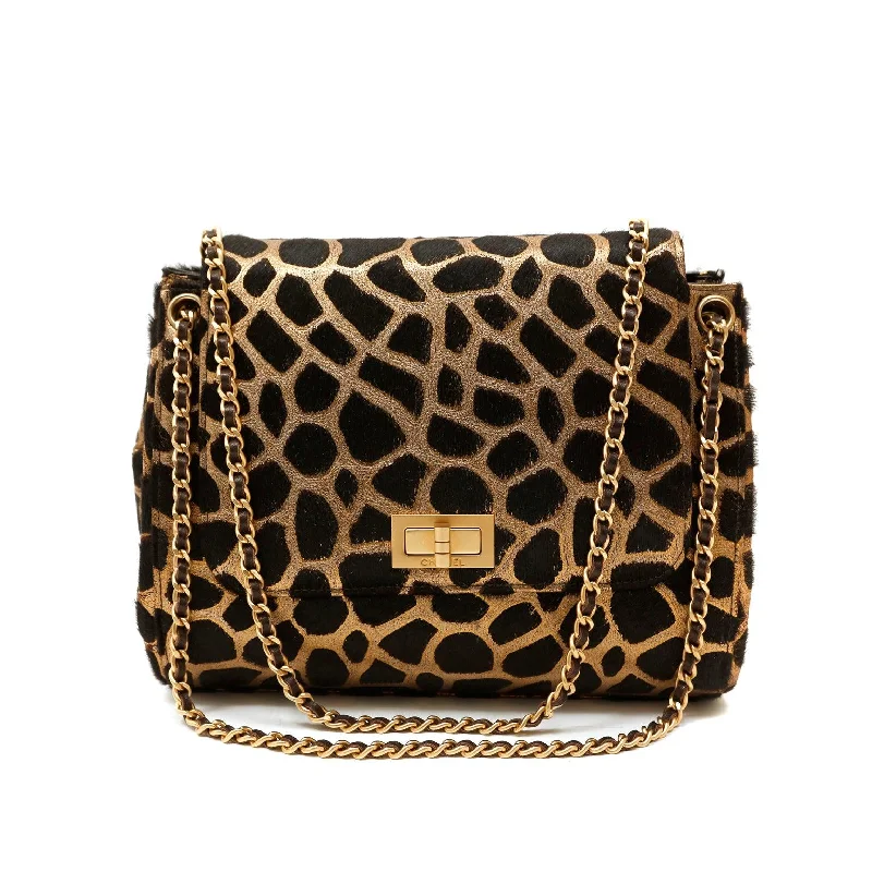 Chanel Black Handbag for Business MeetingsChanel Black and Gold Giraffe Pattern Limited Edition