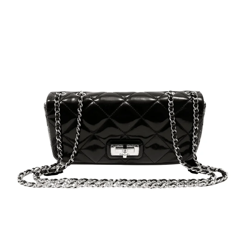 Chanel bags that pair perfectly with any outfitChanel Black Patent Leather East West Reissue Flap Bag