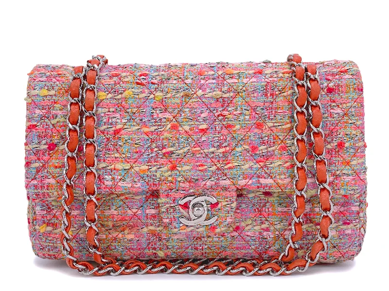 Chanel bags with classic and elegant designsChanel 2011 "Fruity Pebbles" Pink Tweed Medium Classic Double Flap Bag 24k GHW