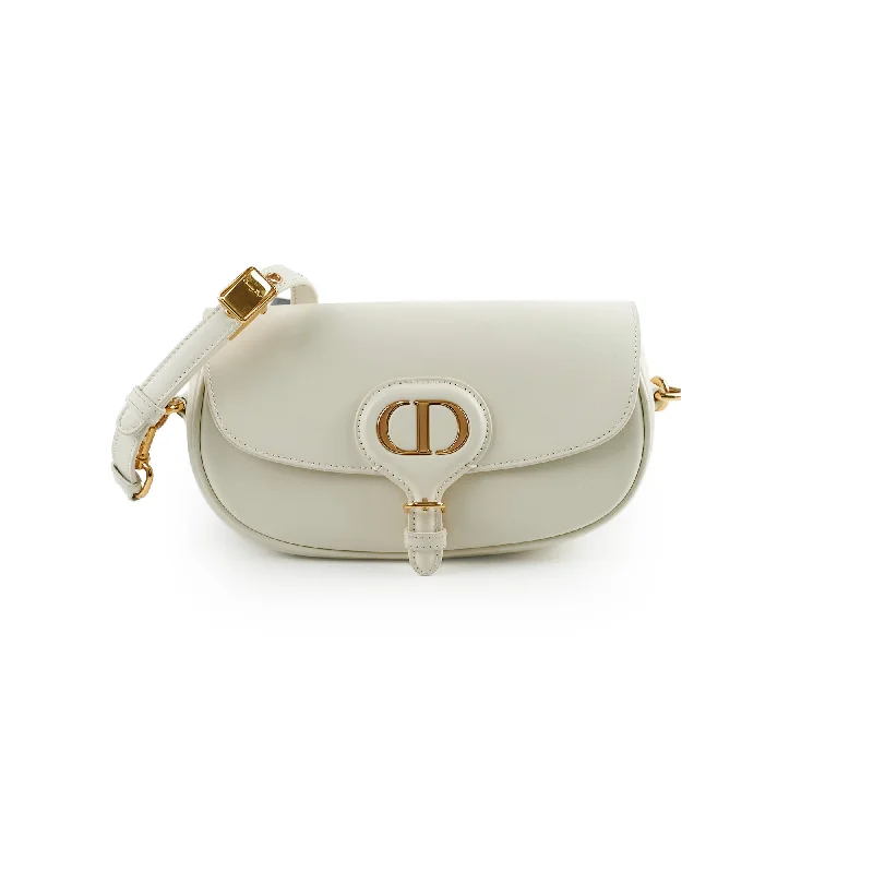 Stylish Christian Dior shoulder bags with a tassel - adorned zipperChristian Dior Bobby East West Bag White