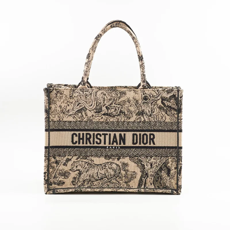 Luxury Christian Dior crossbody bags with a chain - link strapChristian Dior Medium Book Tote