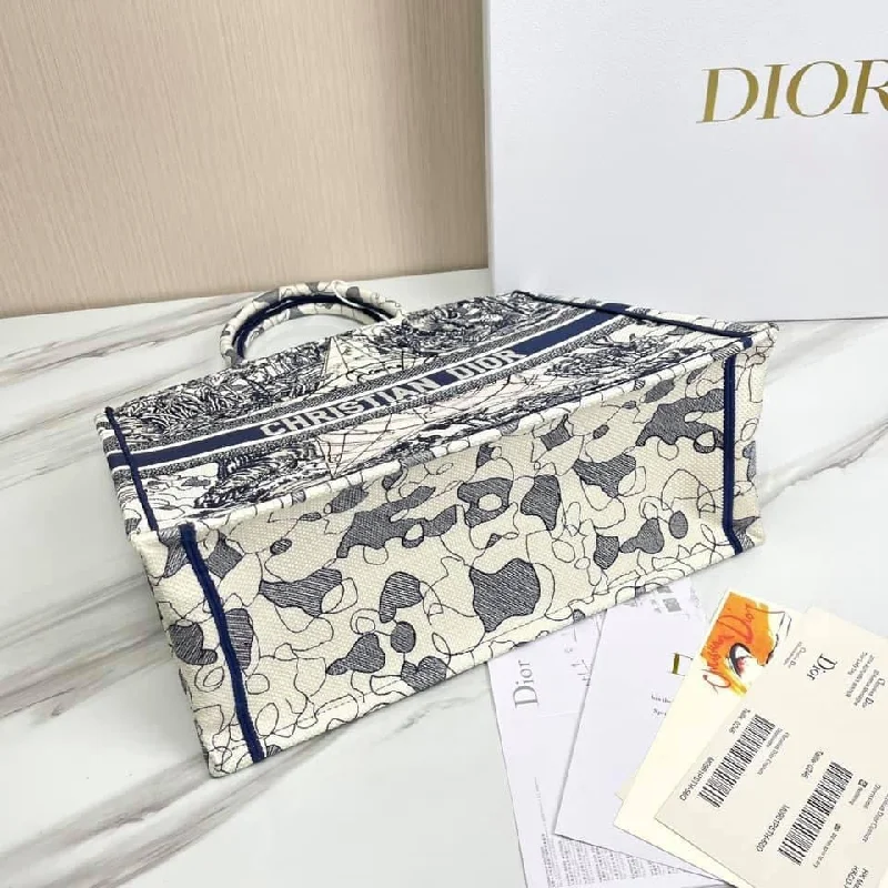 Christian Dior bags with a zip - top closure and multiple compartmentsChristian Dior Book Tote Bag