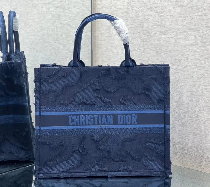 Christian Dior handbags with a detachable mirror for on - the - go touch - upsChristian Dior Book Tote Bag