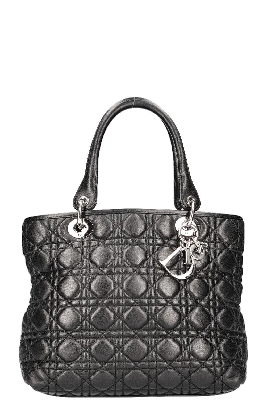 Christian Dior backpacks with a sleek, minimalist silhouetteCHRISTIAN DIOR Bag Cannage Black