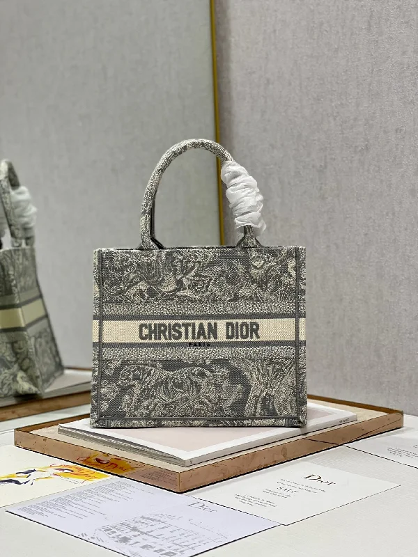 Christian Dior crossbody bags with a front - flap pocket for easy accessChristian Dior Small Book Tote Grey, For Women,  Handbags 26.5cm/10.5in