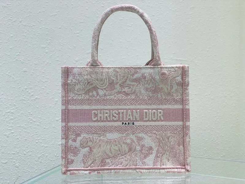 Christian Dior Saddle bags with a studded trim for a bold lookChristian Dior Small Book Tote Pink, For Women