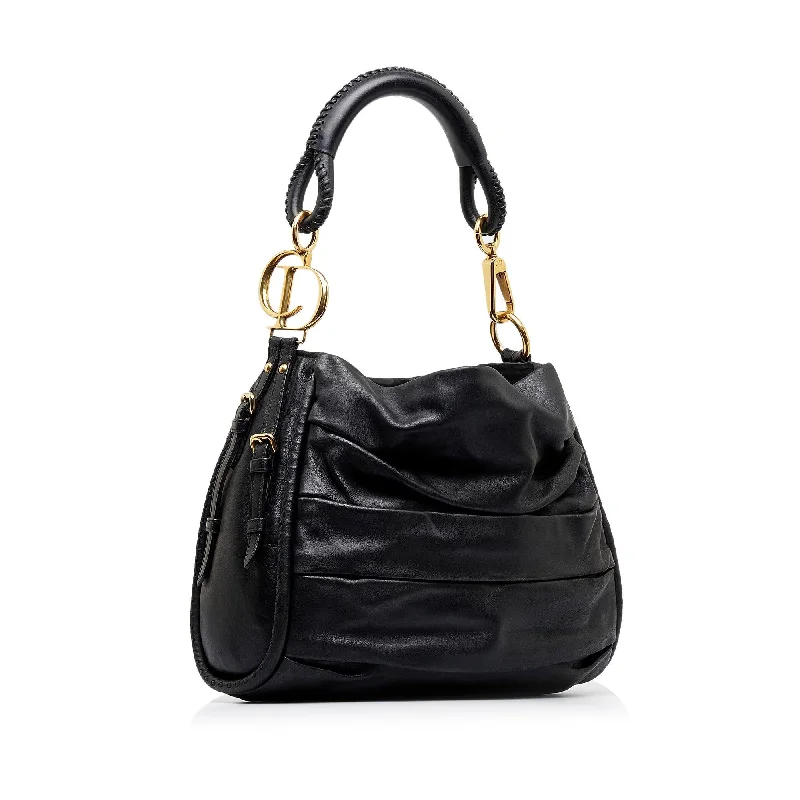 Christian Dior Saddle bags with a distressed leather finishDior Libertine Hobo Bag (SHG-Yz3P1U)