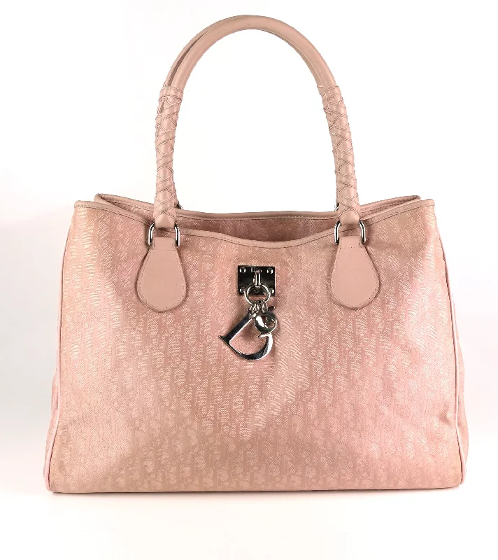 Contemporary Christian Dior handbags with a unique shapeLovely Monogram Nylon Medium Bag