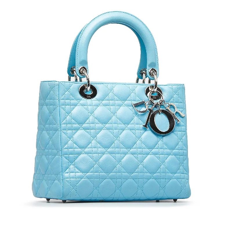 Trendsetting Christian Dior crossbody bags with a colorful strapDior Medium Cannage Lady Dior (SHG-tE9jMM)