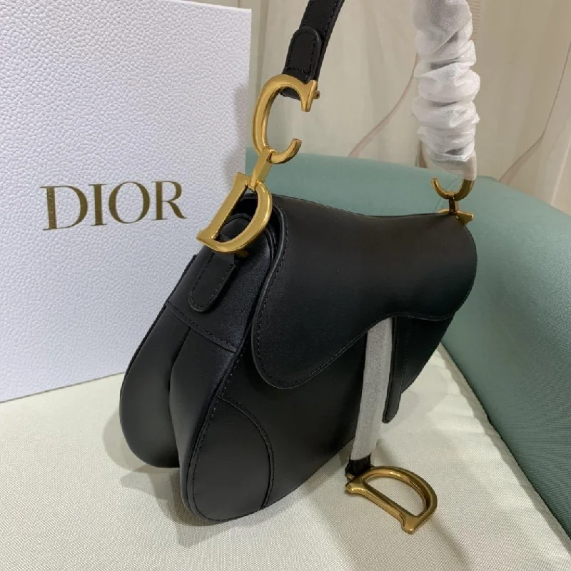 Contemporary Christian Dior handbags with a unique shapeChristian Dior Saddle Bag