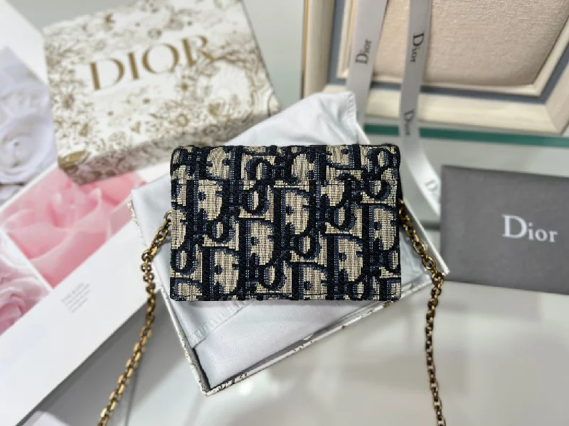 Christian Dior bags with a quilted pattern and gold - toned hardwareWF - Dior Bag - 083