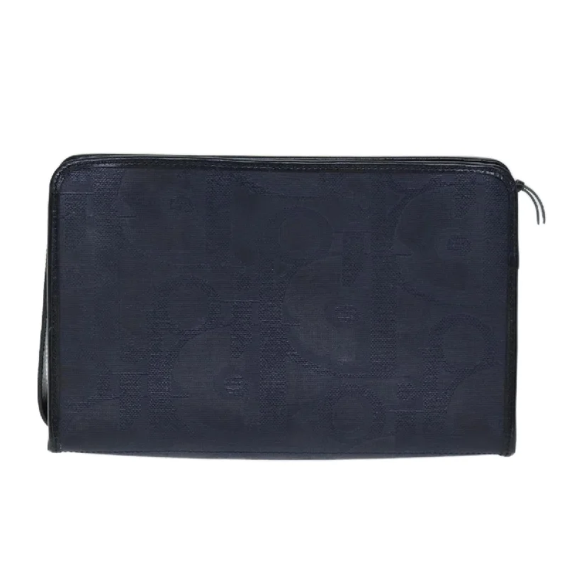 Christian Dior bags with a zip - top closure and multiple compartmentsDior Oblique Clutch Bag