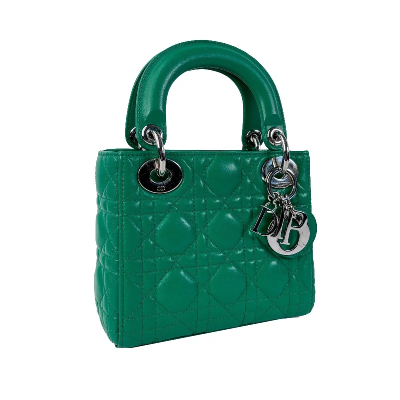 Trendsetting Christian Dior crossbody bags with a colorful strapDIORMini Lambskin Cannage Lady  Satchel