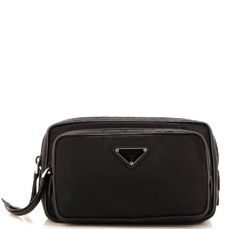 Christian Dior handbags with a detachable mirror for on - the - go touch - upsZip Waist Bag Tessuto Small